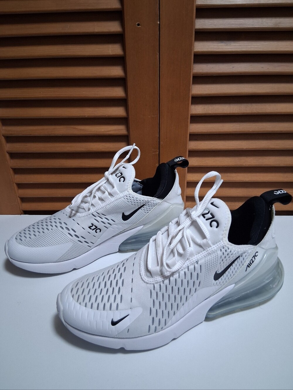 Nike Air Max 270 White Black Men's Sneaker * Size: 7